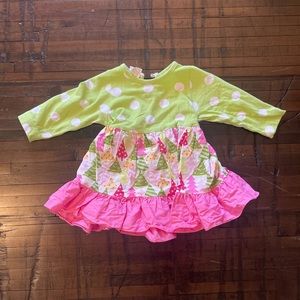 Ricrac & Ruffles christmas dress